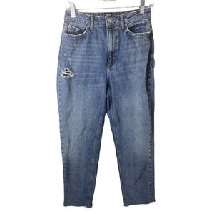 BDG Destroyed Mom Medium Wash Jeans SZ 27